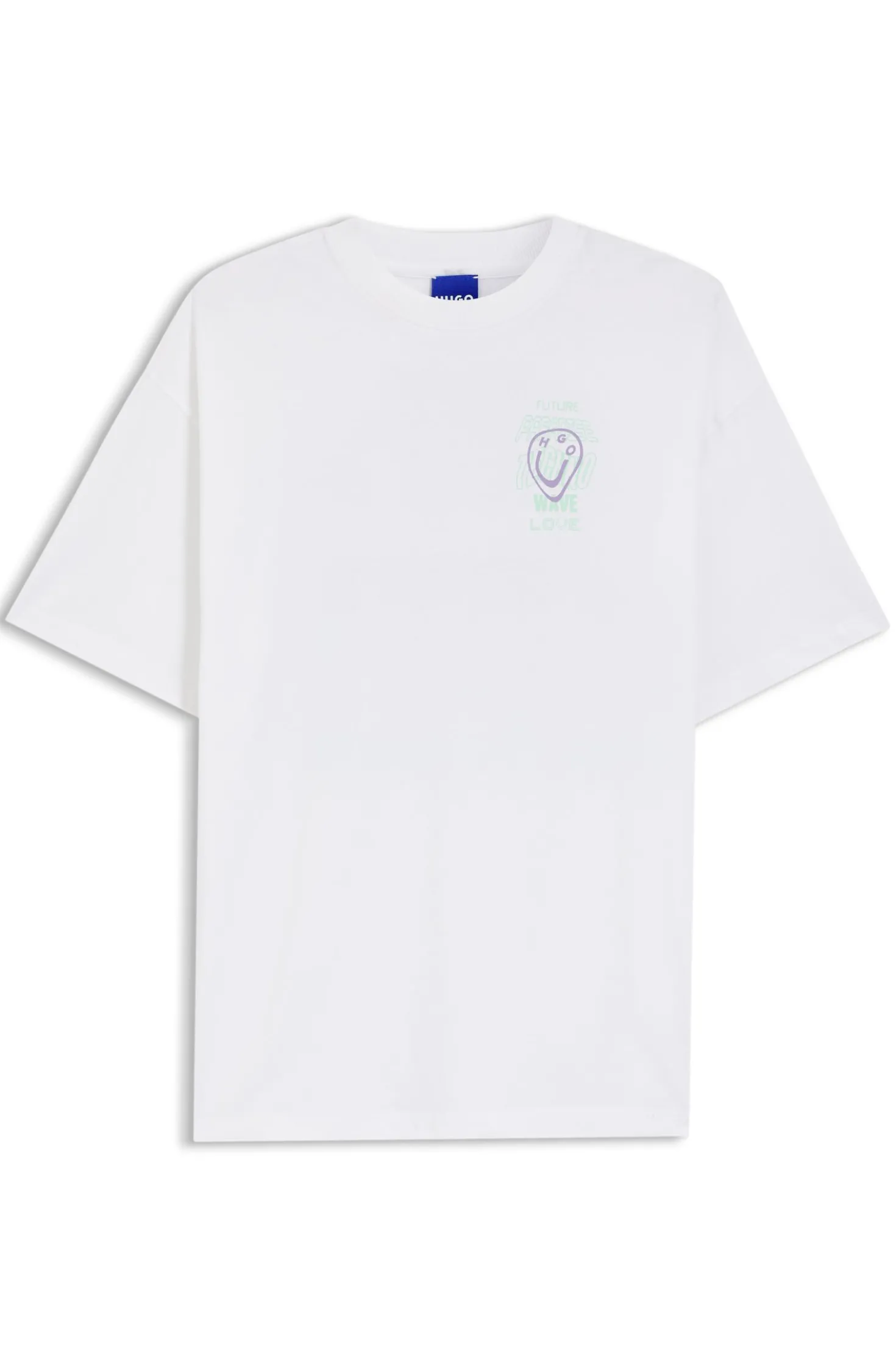 T-Shirt aus Baumwoll-Jersey mit Artwork-Print