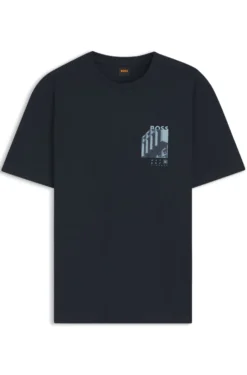 T-Shirt aus Baumwoll-Jersey mit Grafik-Print