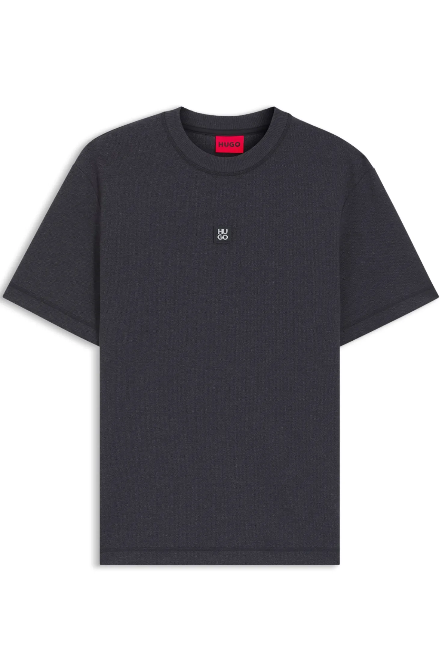 T-Shirt aus Baumwoll-Mix mit Stack-Logo