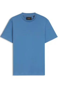 T-Shirt aus merzerisierter Supima-Baumwolle mit Rundhalsausschnitt
