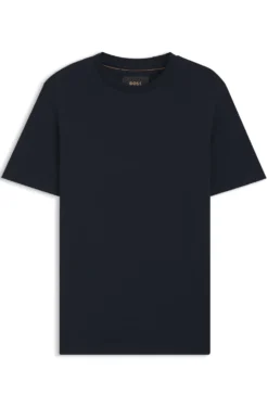 T-Shirt aus merzerisierter Supima-Baumwolle mit Rundhalsausschnitt