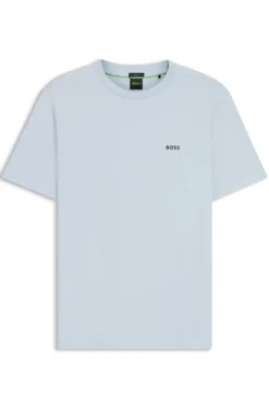 T-Shirt aus Stretch-Baumwolle mit Logo-Detail
