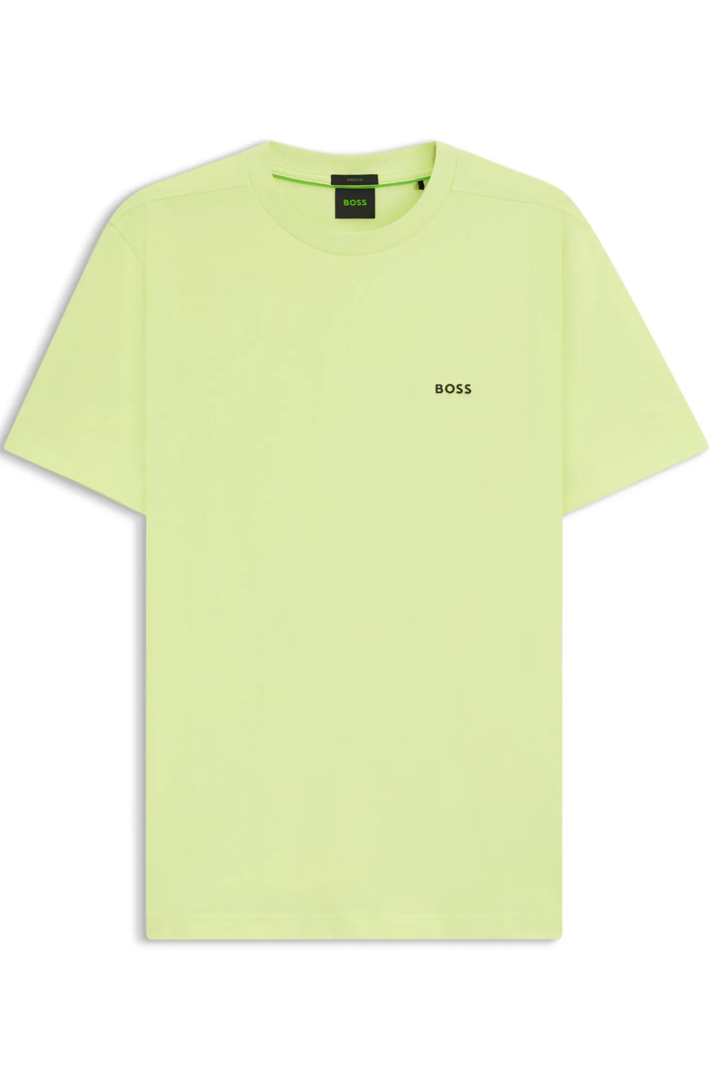 T-Shirt aus Stretch-Baumwolle mit Logo-Detail