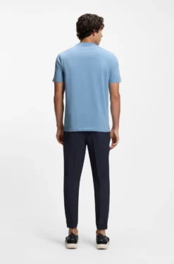 T-Shirt aus Stretch-Baumwolle mit Logo-Detail