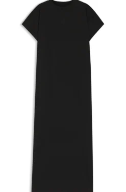 T-Shirt-Kleid aus Baumwoll-Jersey mit Happy HUGO Logo