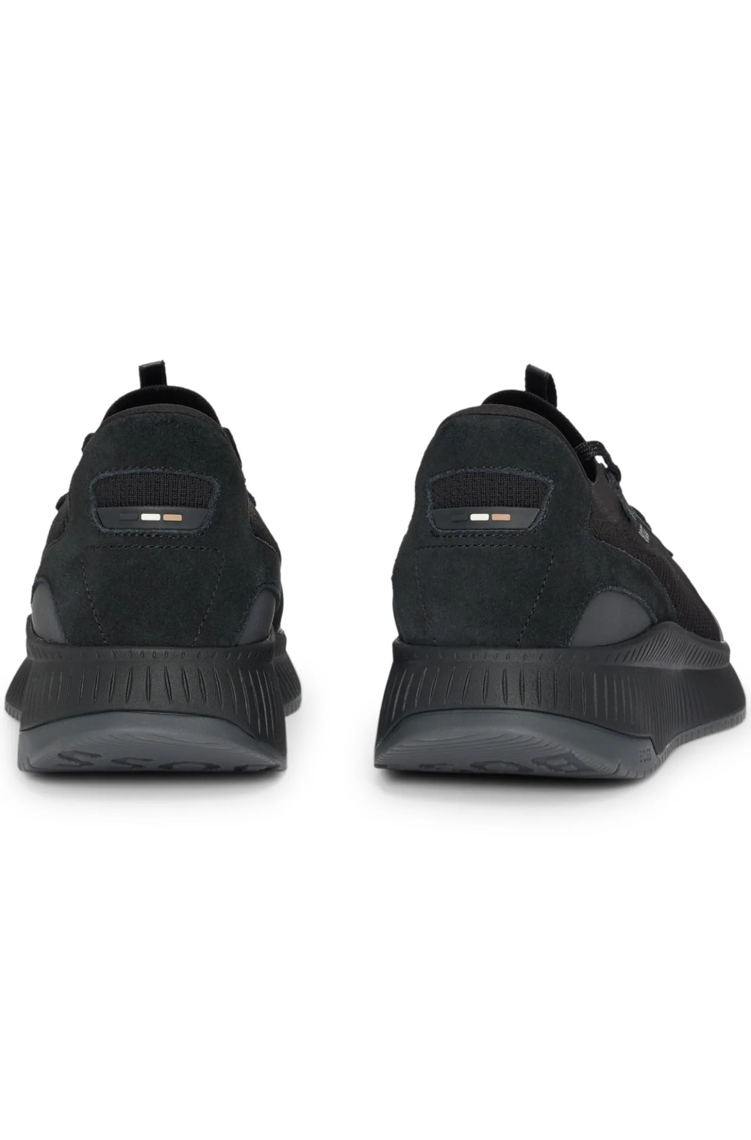 TTNM EVO Sneakers mit gestricktem Obermaterial und Velourslederdetails