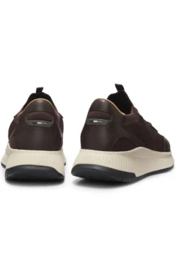 TTNM EVO Sneakers mit gestricktem Obermaterial und Lederdetails