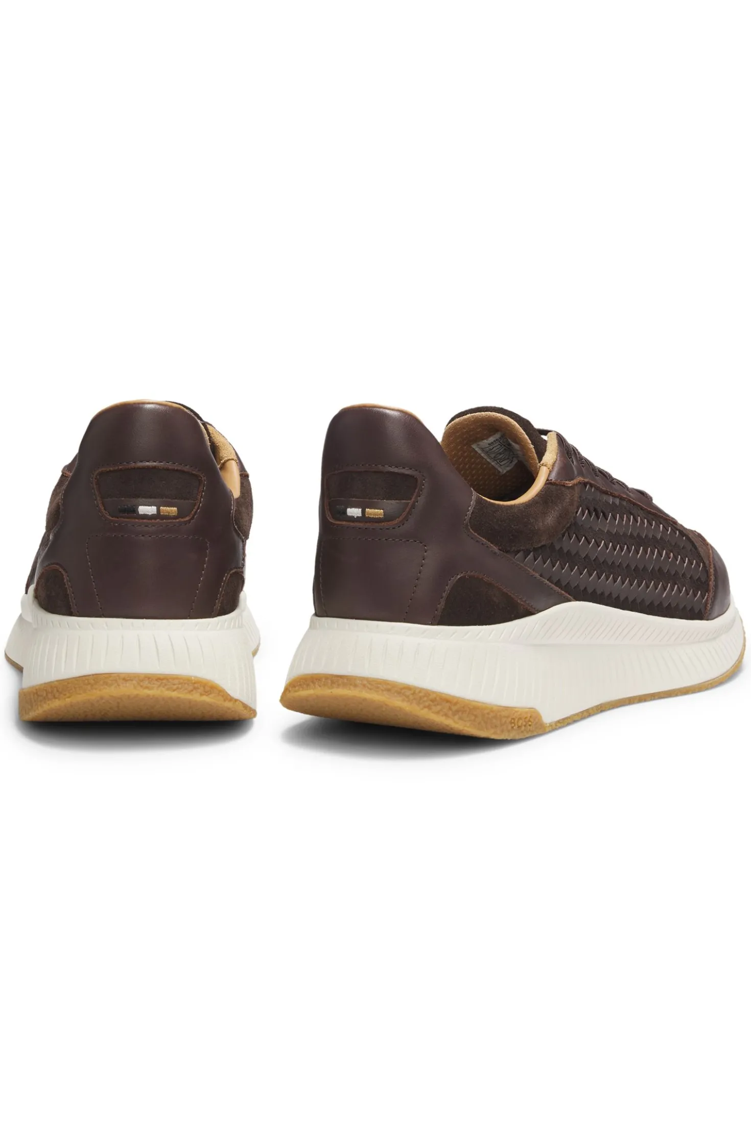 TTNM EVO Sneakers mit gewebtem Obermaterial und Velourslederdetails