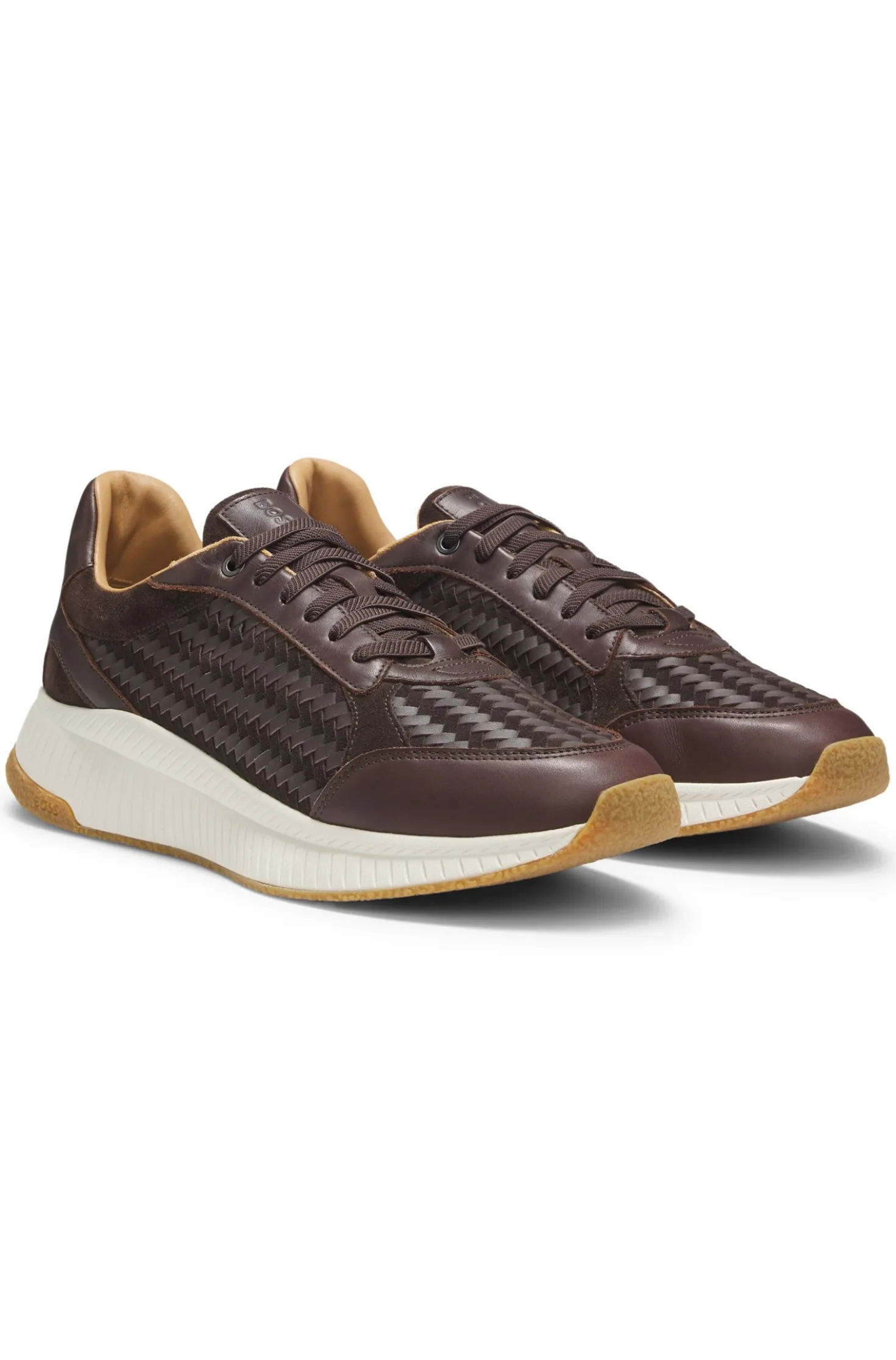 TTNM EVO Sneakers mit gewebtem Obermaterial und Velourslederdetails