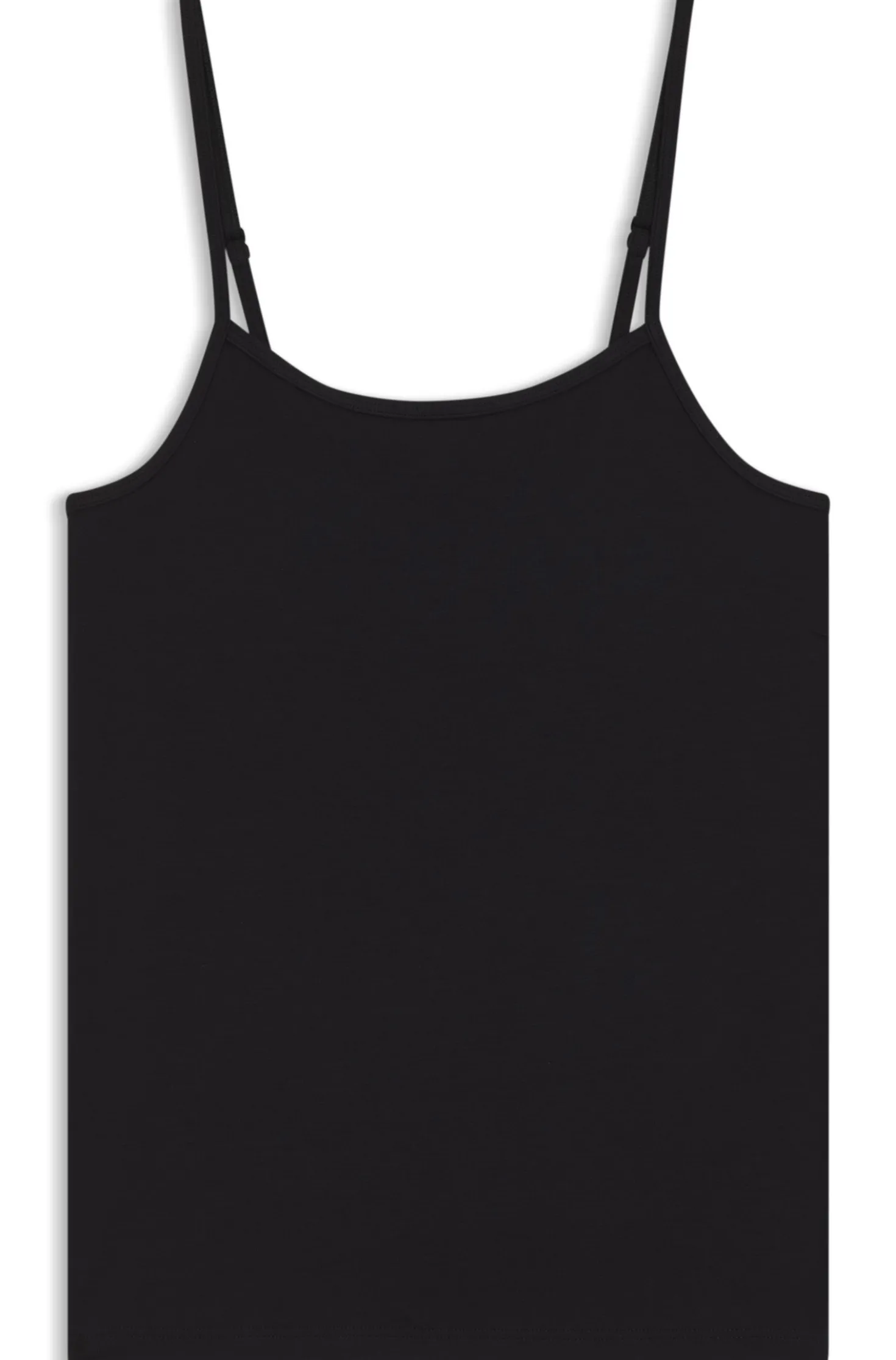 Unterhemd aus Stretch-Jersey mit verstellbaren Riemchen