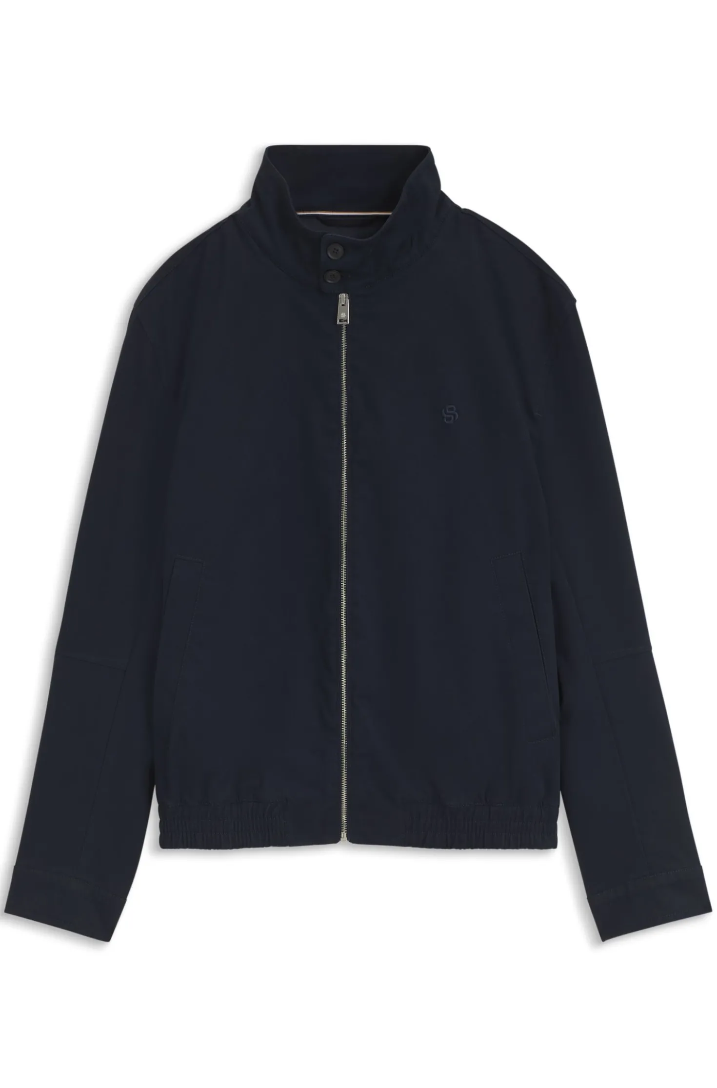 Wasserabweisende Jacke aus merzerisierter Stretch-Baumwolle