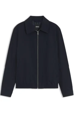 Wasserabweisende Jacke mit Double-B-Monogramm-Abzeichen