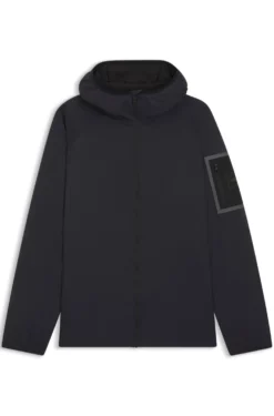 Wasserabweisende Jacke mit verstellbarem Saum