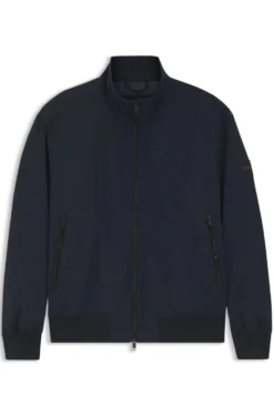 Wasserabweisender Blouson aus Knitter-Gewebe