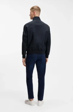 Wasserabweisender Blouson aus Knitter-Gewebe