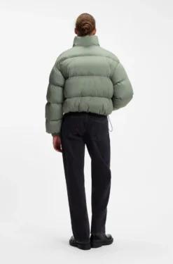 Wasserabweisende Steppjacke mit Stehkragen
