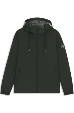Wasserdichte Reitsport-Jacke mit verstellbarer Kapuze