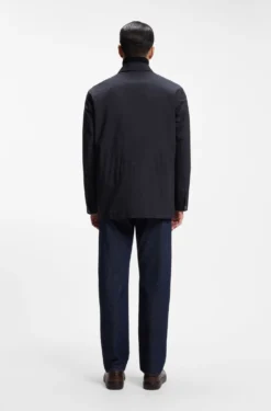 Wattierte Jacke aus angerautem funktionellem Gewebe