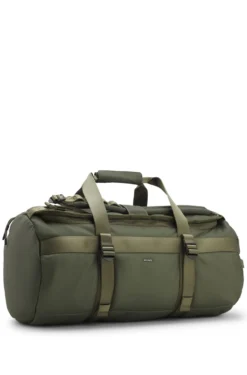 Weekender mit Rucksackriemen und Logo-Schriftzug