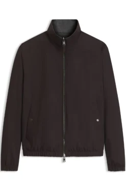 Wendbare Jacke im Blouson-Stil aus wasserabweisendem Gewebe