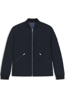 Wendbare Jacke mit Absteppungen und wasserabweisendem Finish