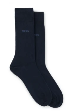 Zweierpack Business-Socken aus softer, kompakter Baumwolle