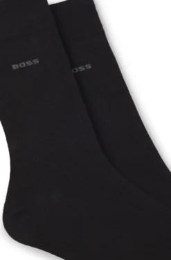 Zweierpack Business-Socken aus softer, kompakter Baumwolle