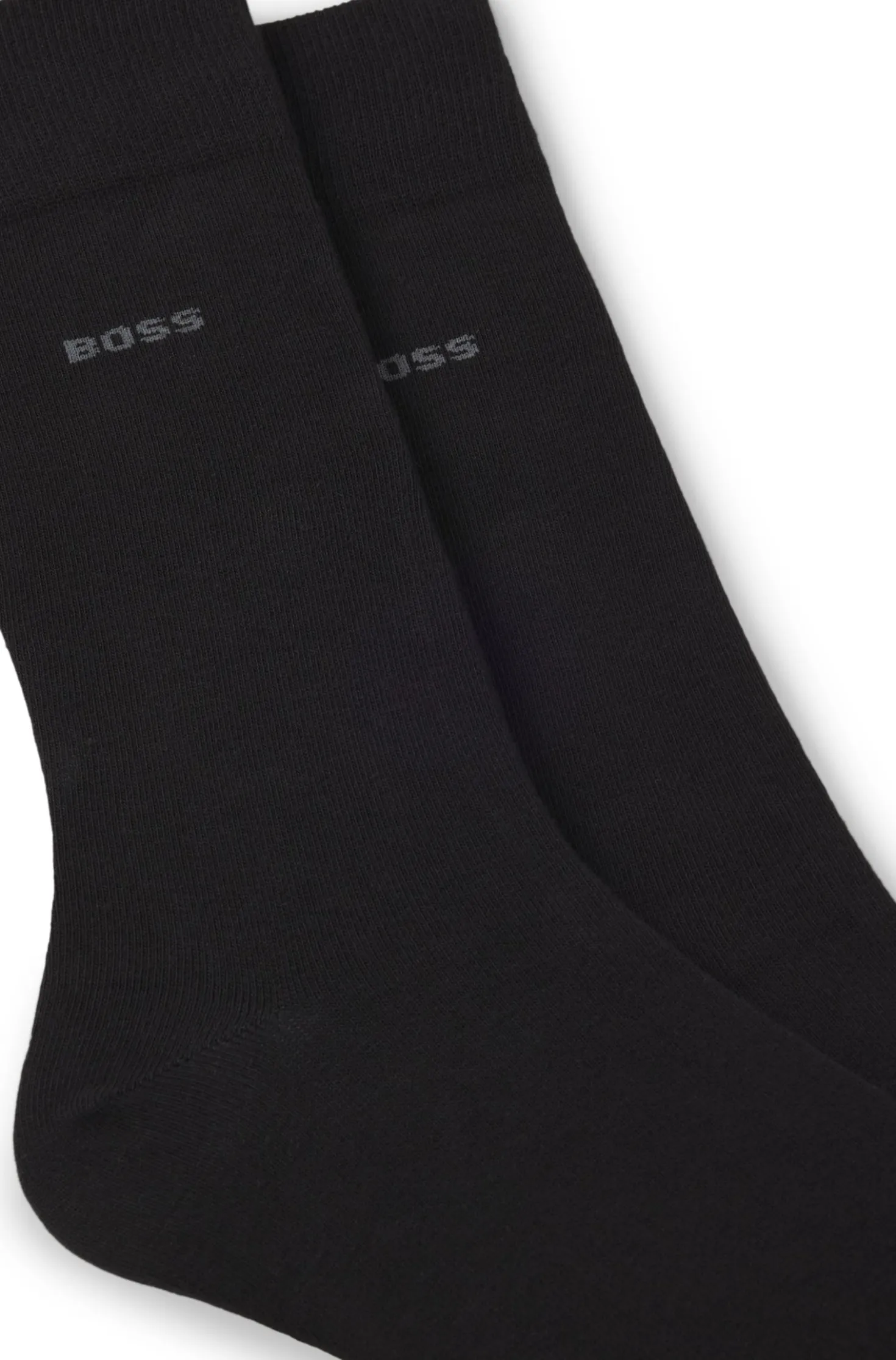 Zweierpack Business-Socken aus softer, kompakter Baumwolle