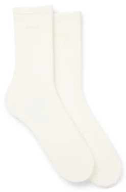 Zweierpack mittelhohe Socken mit Logos