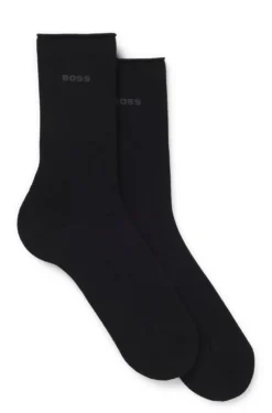 Zweierpack mittelhohe Socken mit Bambus