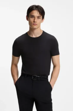 Zweierpack Slim-Fit T-Shirts aus Stretch-Baumwolle