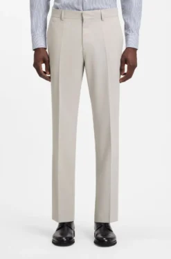 Zweiteiliger Slim-Fit Anzug aus waschbarem Stretch-Gewebe