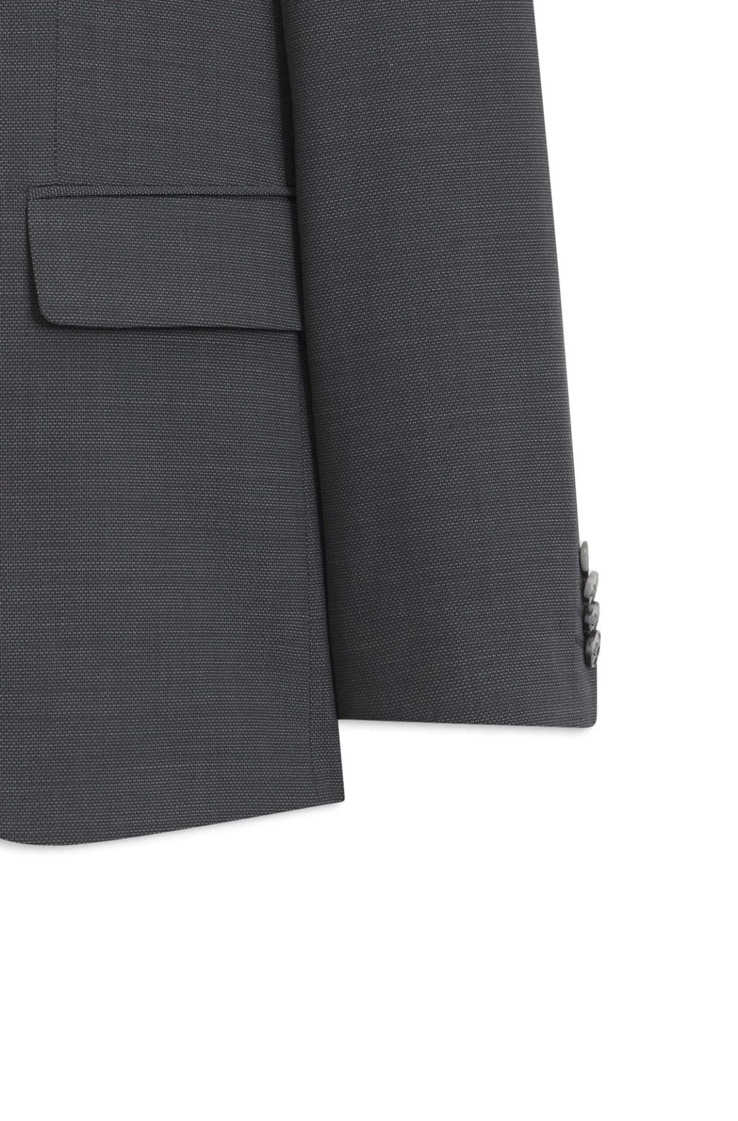 Zweiteiliger Slim-Fit Anzug aus Performance-Stretch-Twill